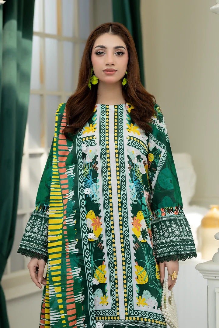 3 Piece Unstitched Lawn