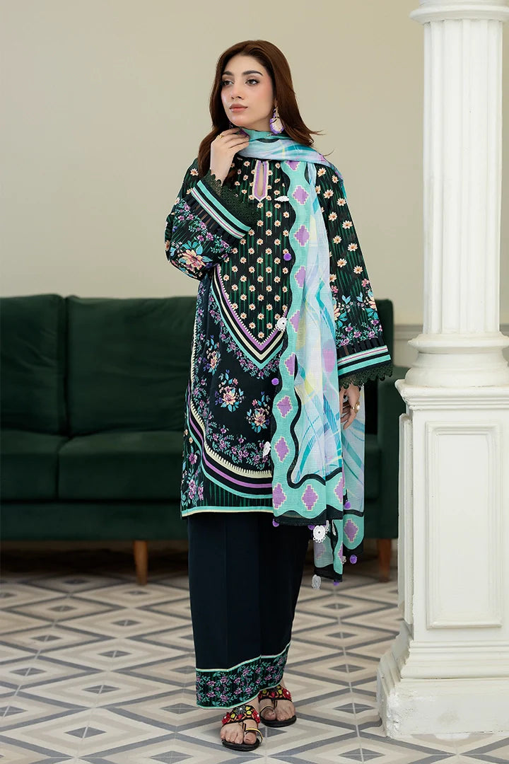 3 Piece Unstitched Lawn