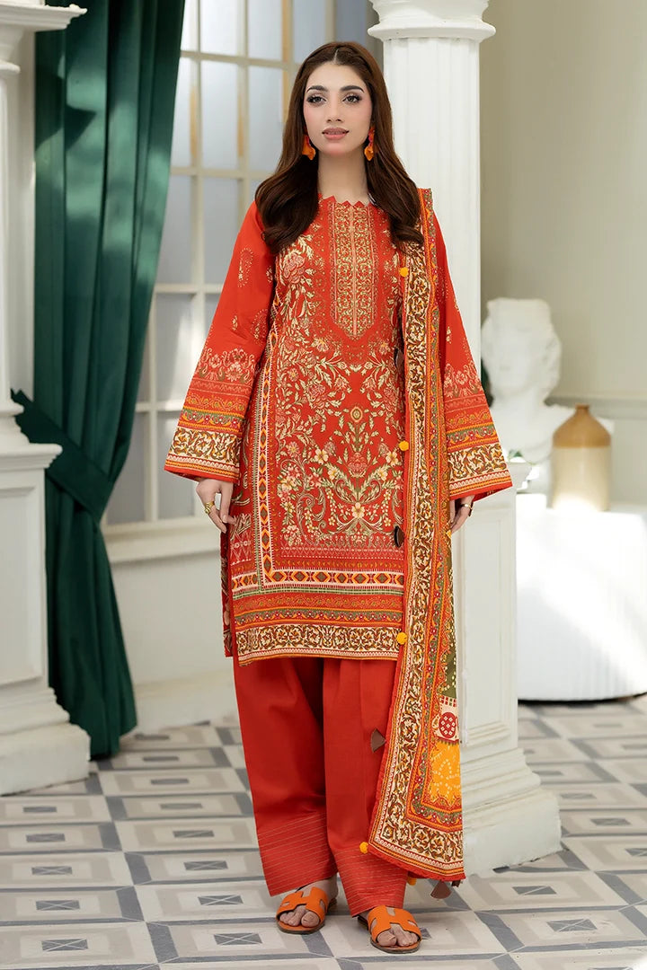 3 Piece Unstitched Lawn