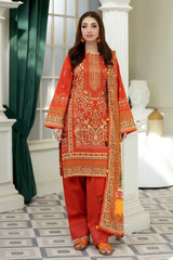 3 Piece Unstitched Lawn