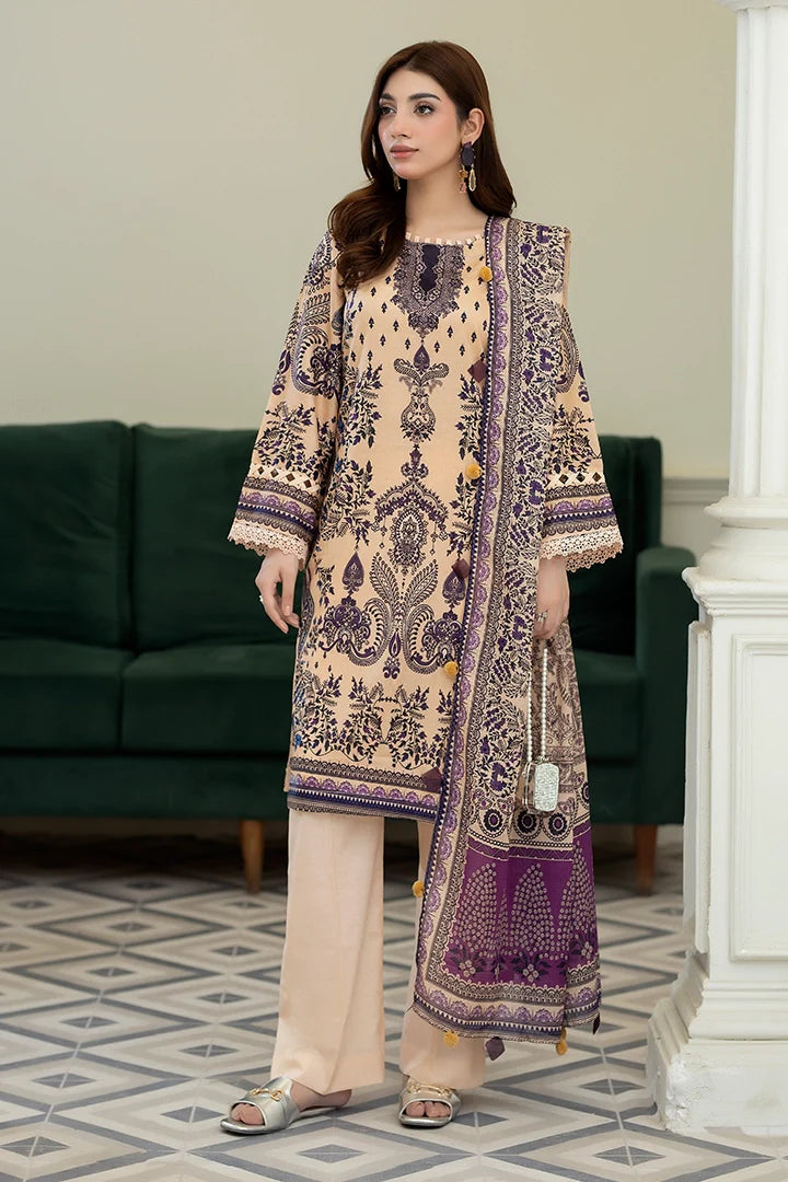 3 Piece Unstitched Lawn