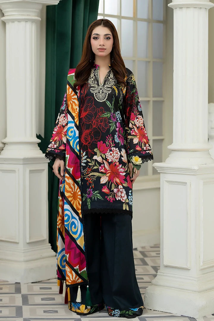 3 Piece Unstitched Lawn
