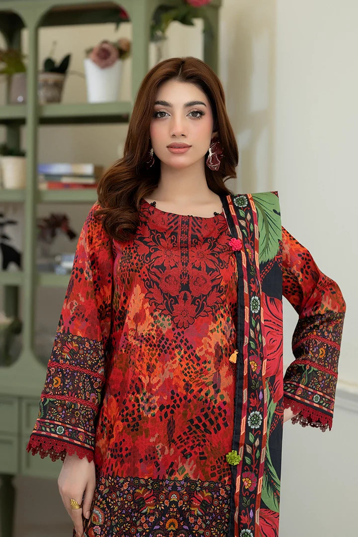 3 Piece Unstitched Lawn