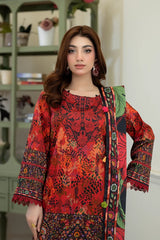 3 Piece Unstitched Lawn