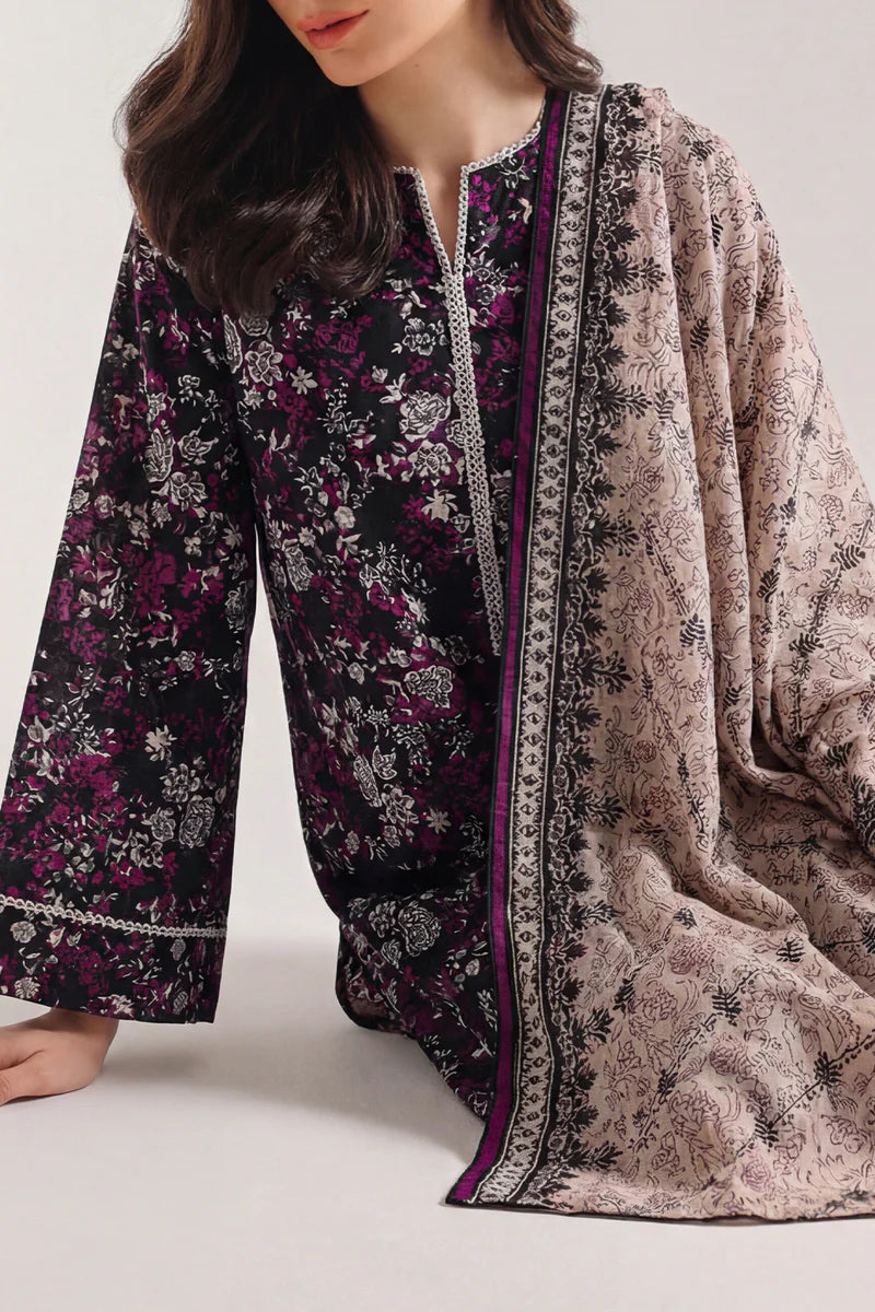 3 Piece Printed Lawn Suit