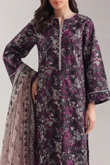 3 Piece Printed Lawn Suit