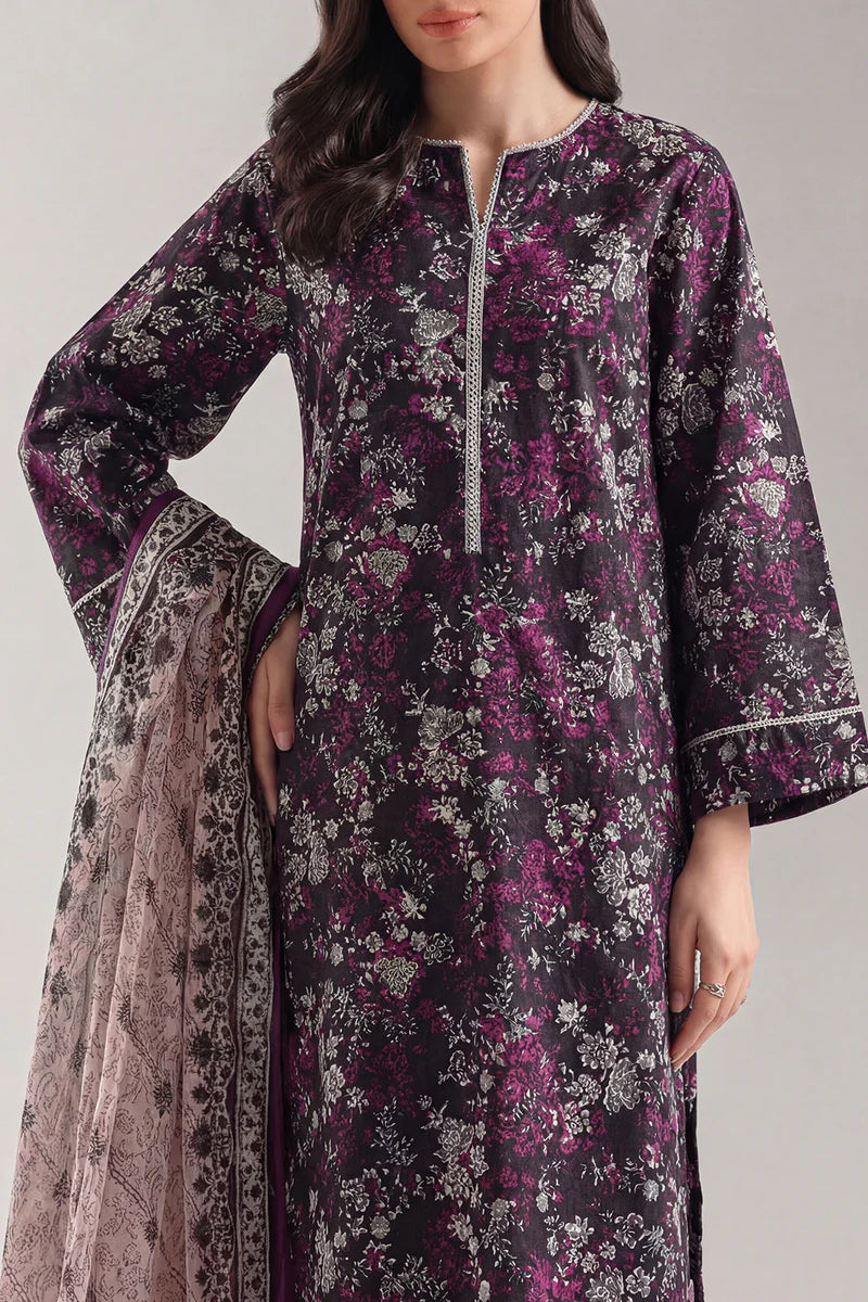 3 Piece Printed Lawn Suit