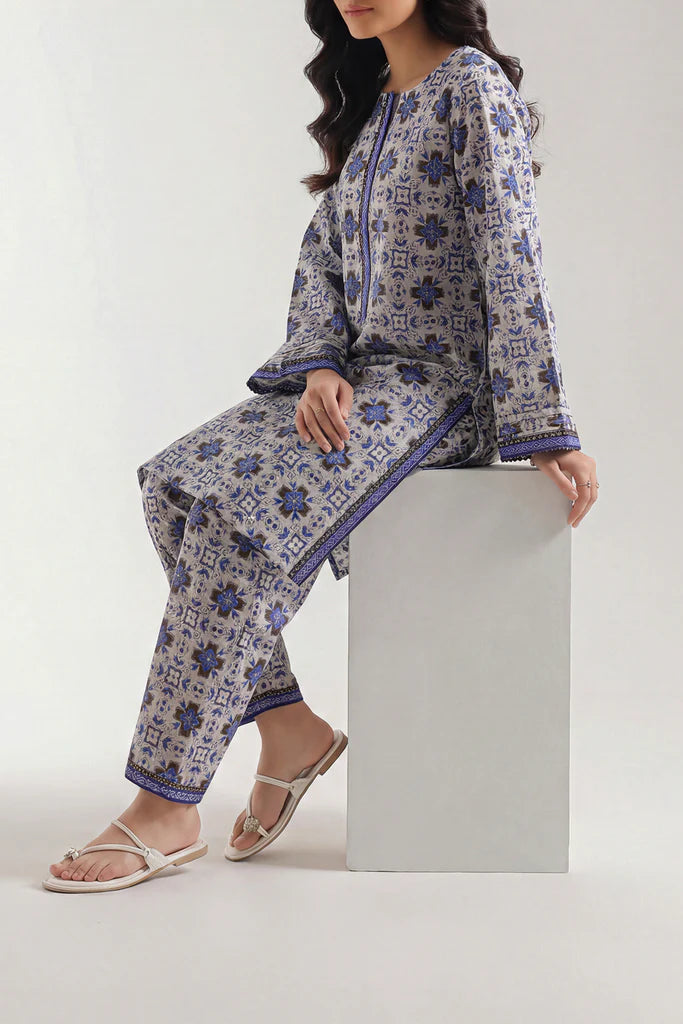 3 Piece Printed Lawn Suit