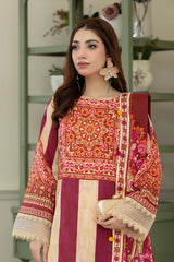 3 Piece Unstitched Lawn