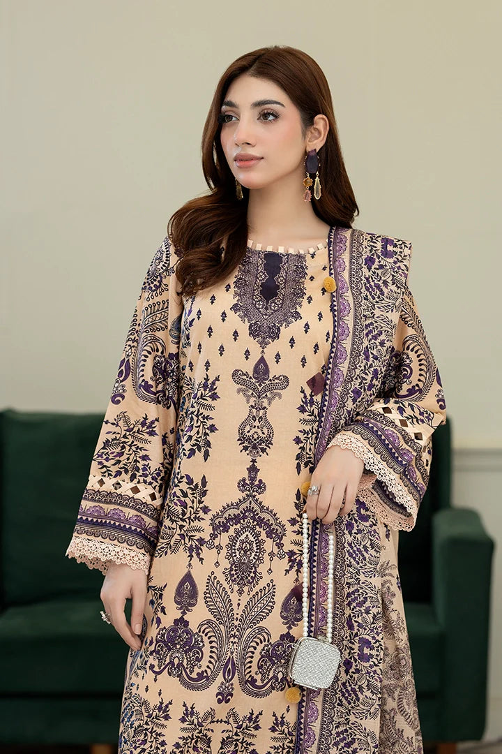 3 Piece Unstitched Lawn