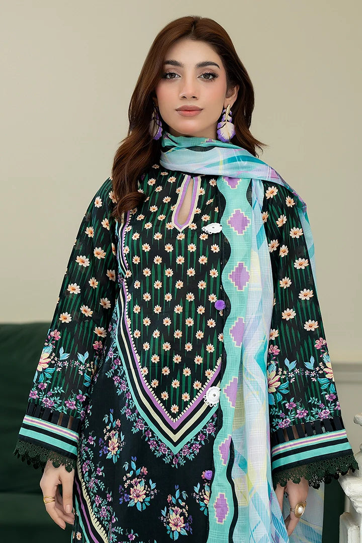 3 Piece Unstitched Lawn
