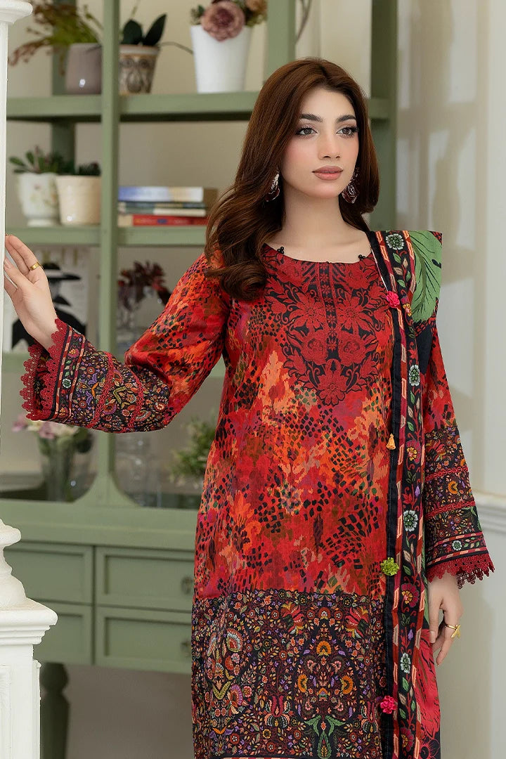 3 Piece Unstitched Lawn