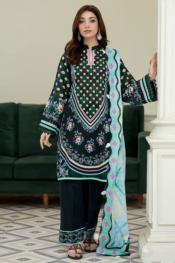 3 Piece Unstitched Lawn