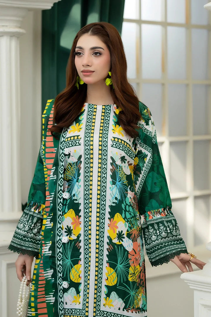 3 Piece Unstitched Lawn