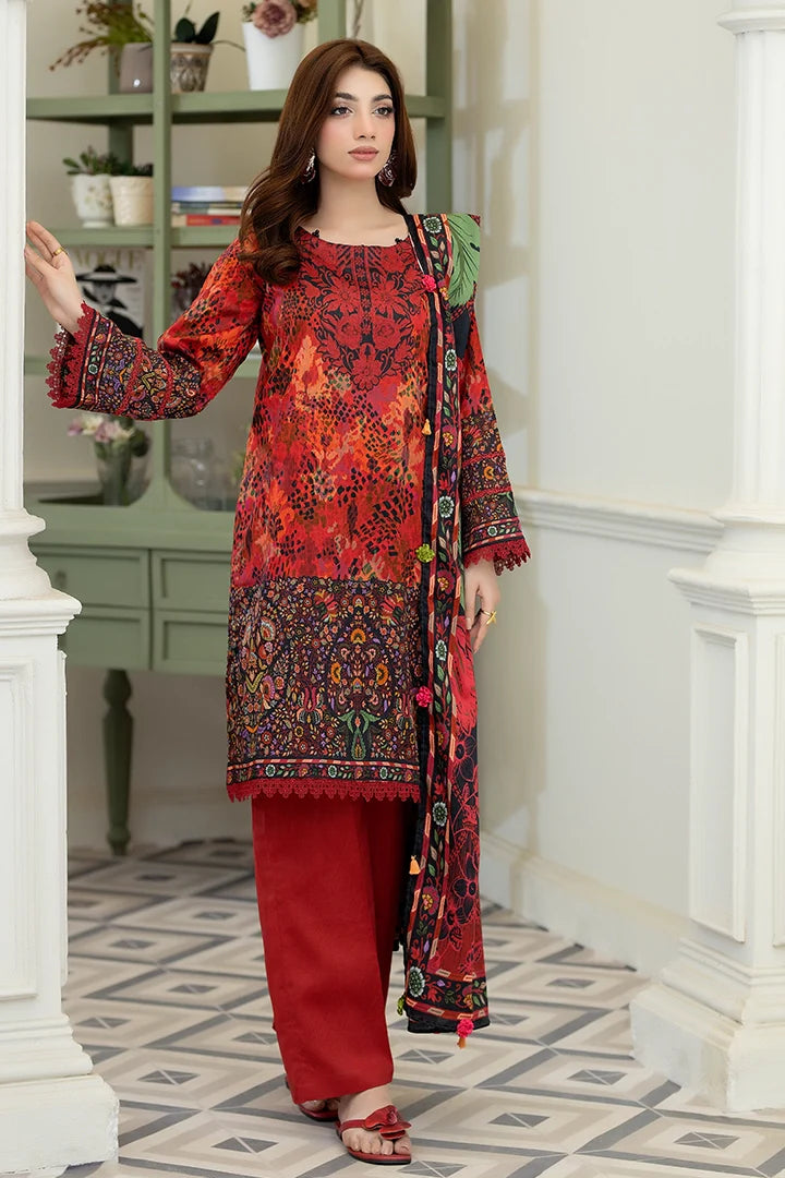3 Piece Unstitched Lawn