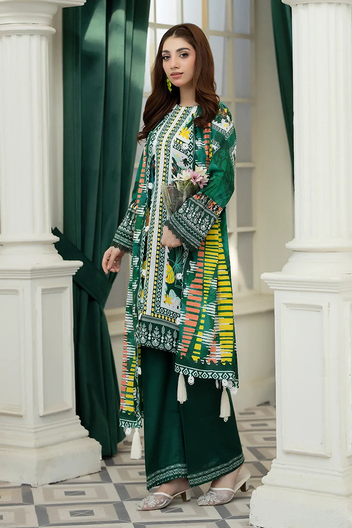 3 Piece Unstitched Lawn