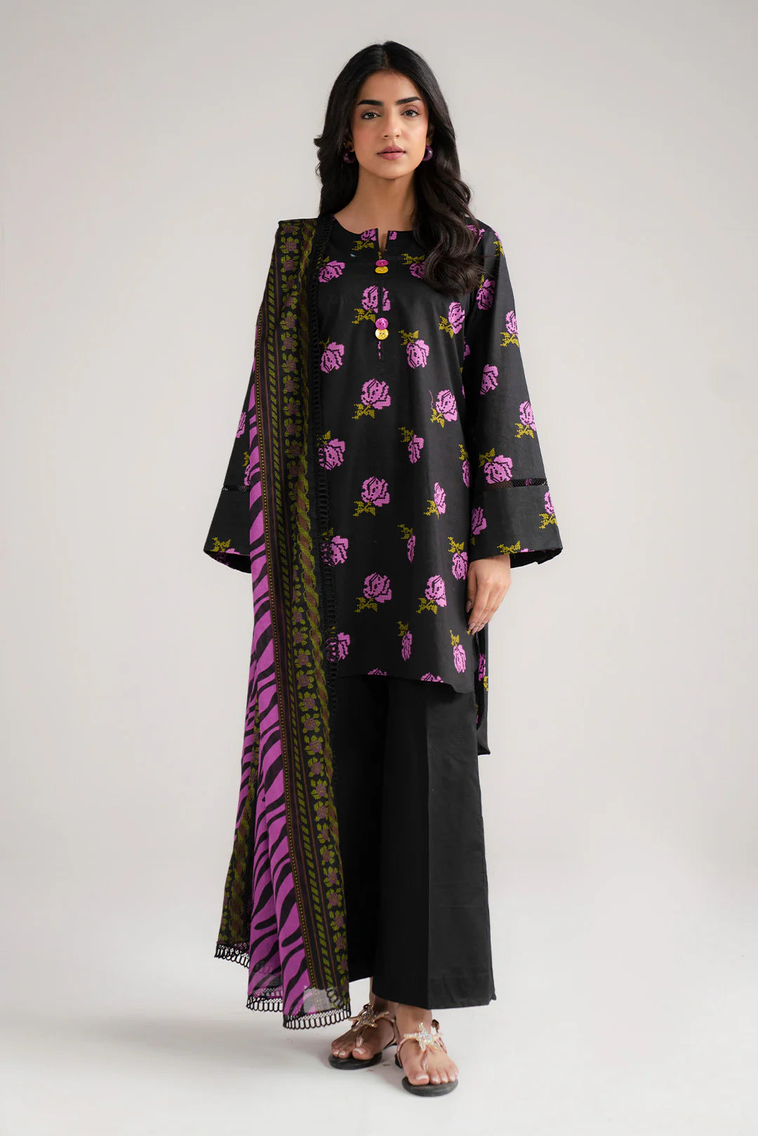 3 Piece Printed Lawn Suit