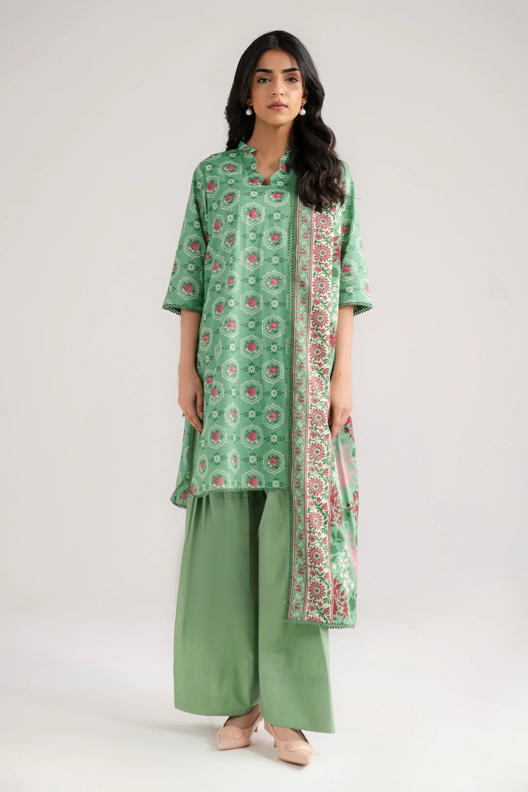 3 Piece Printed Lawn Suit