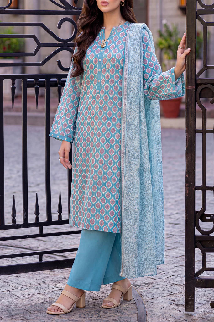 3 Piece Printed Lawn Suit