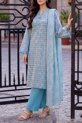 3 Piece Printed Lawn Suit