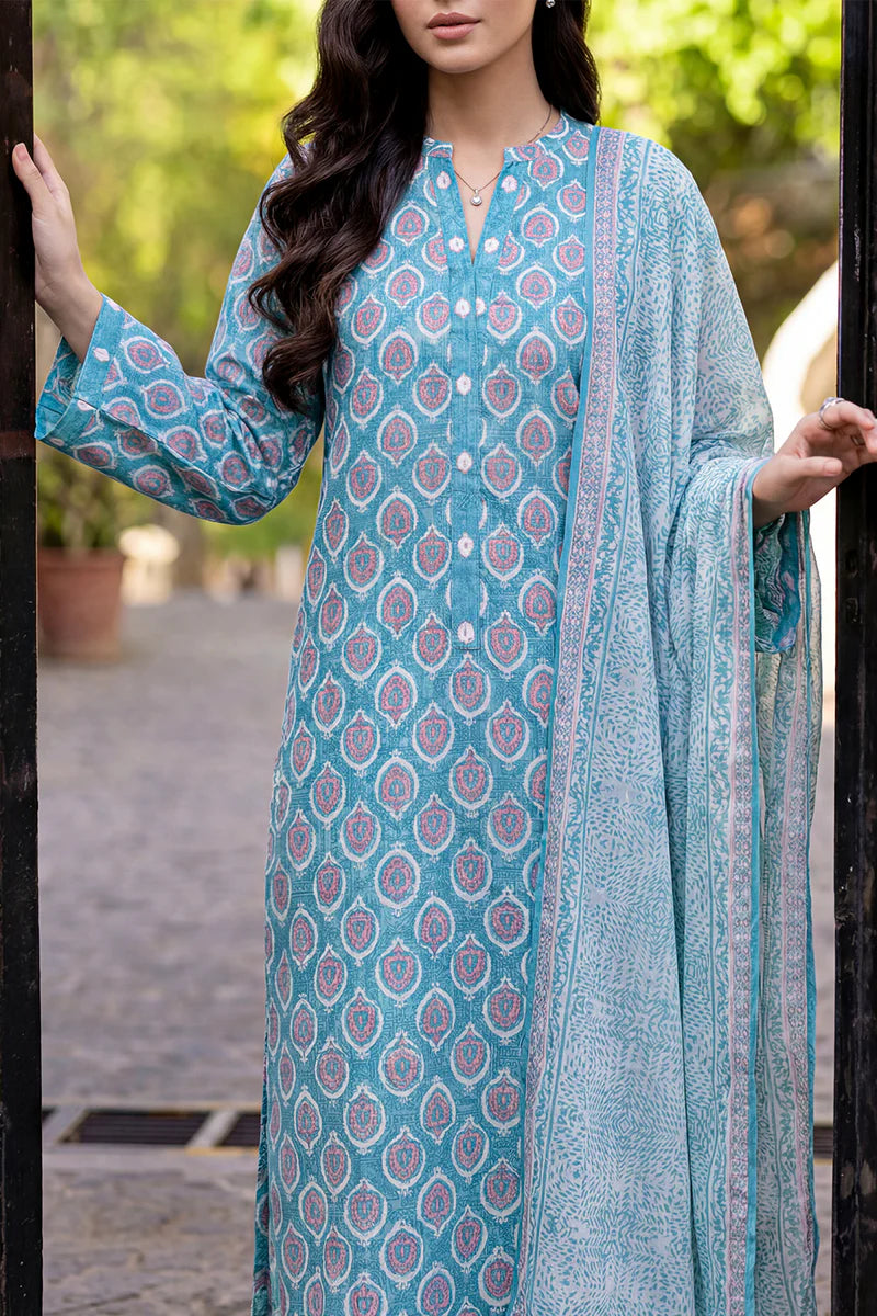 3 Piece Printed Lawn Suit