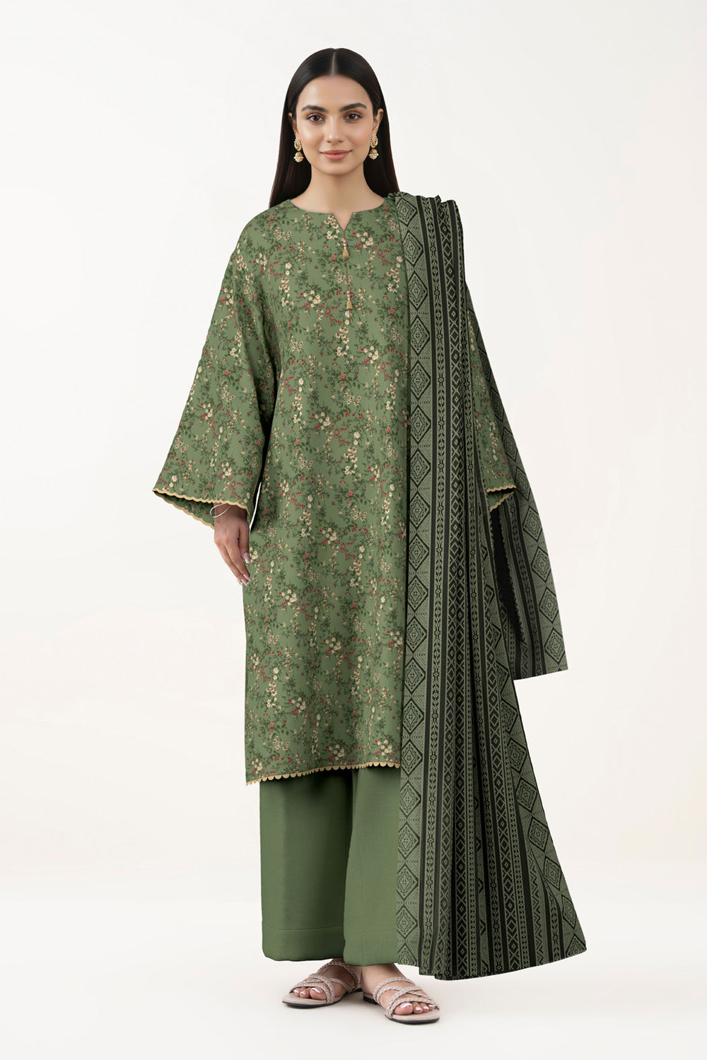 3 Piece Printed Lawn Suit