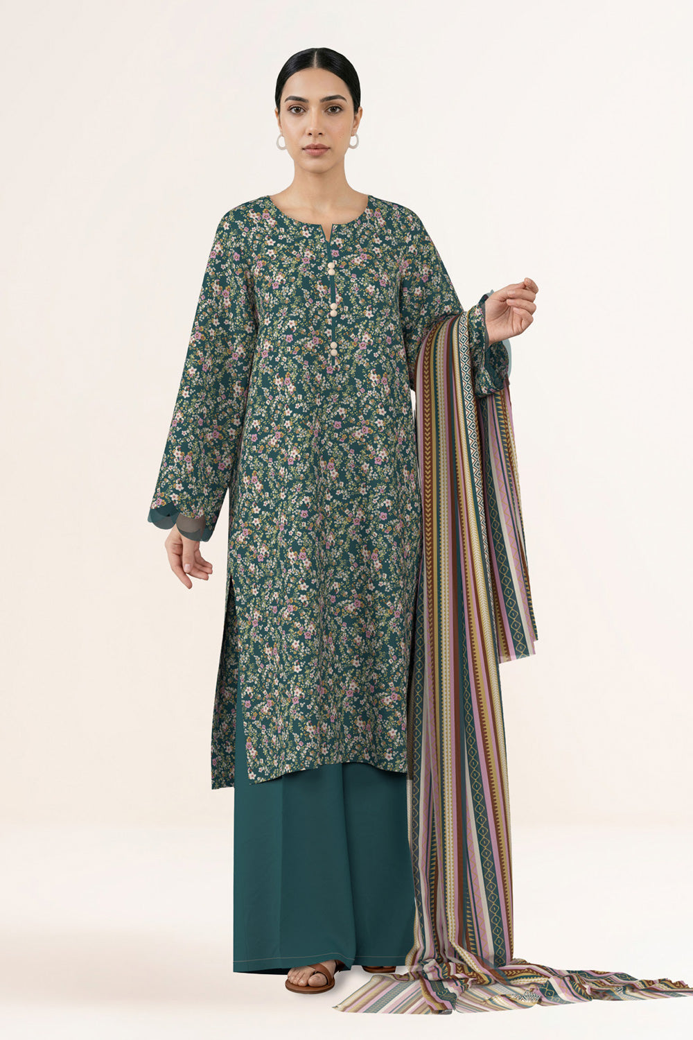 3 Piece Printed Lawn Suit