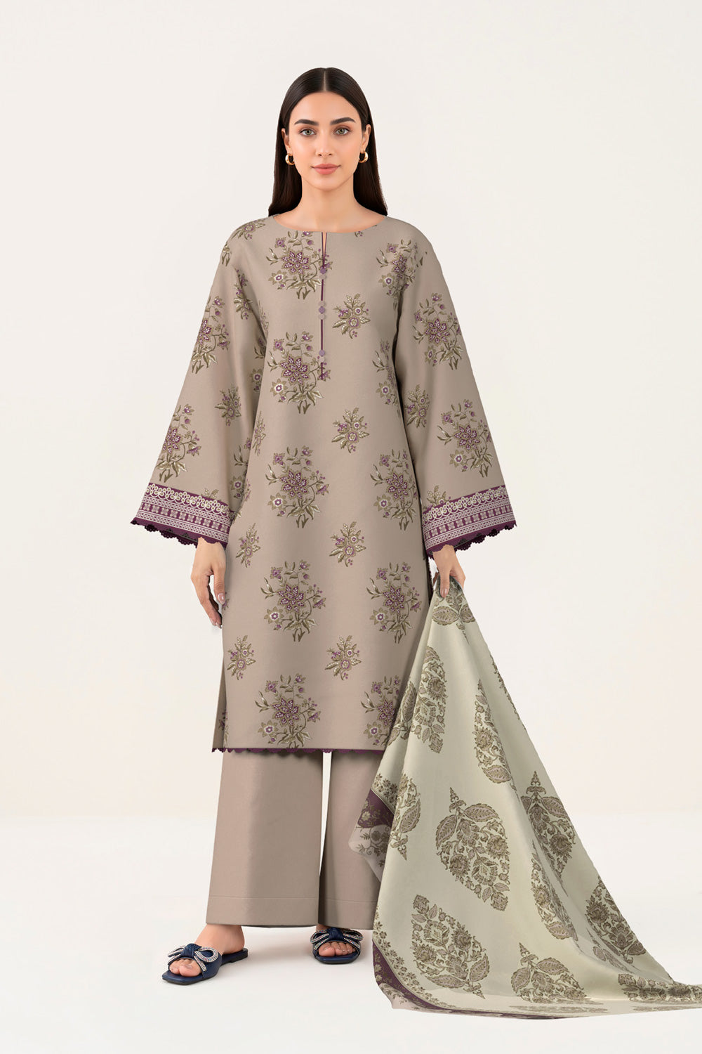 3 Piece Printed Lawn Suit