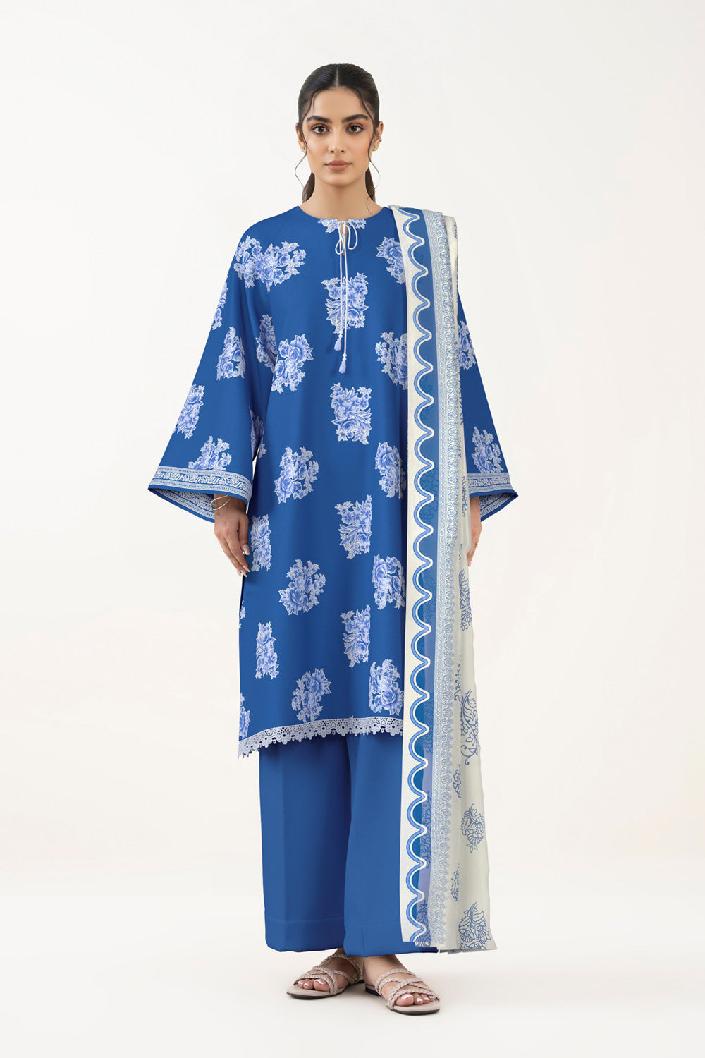 3 Piece Printed Lawn Suit