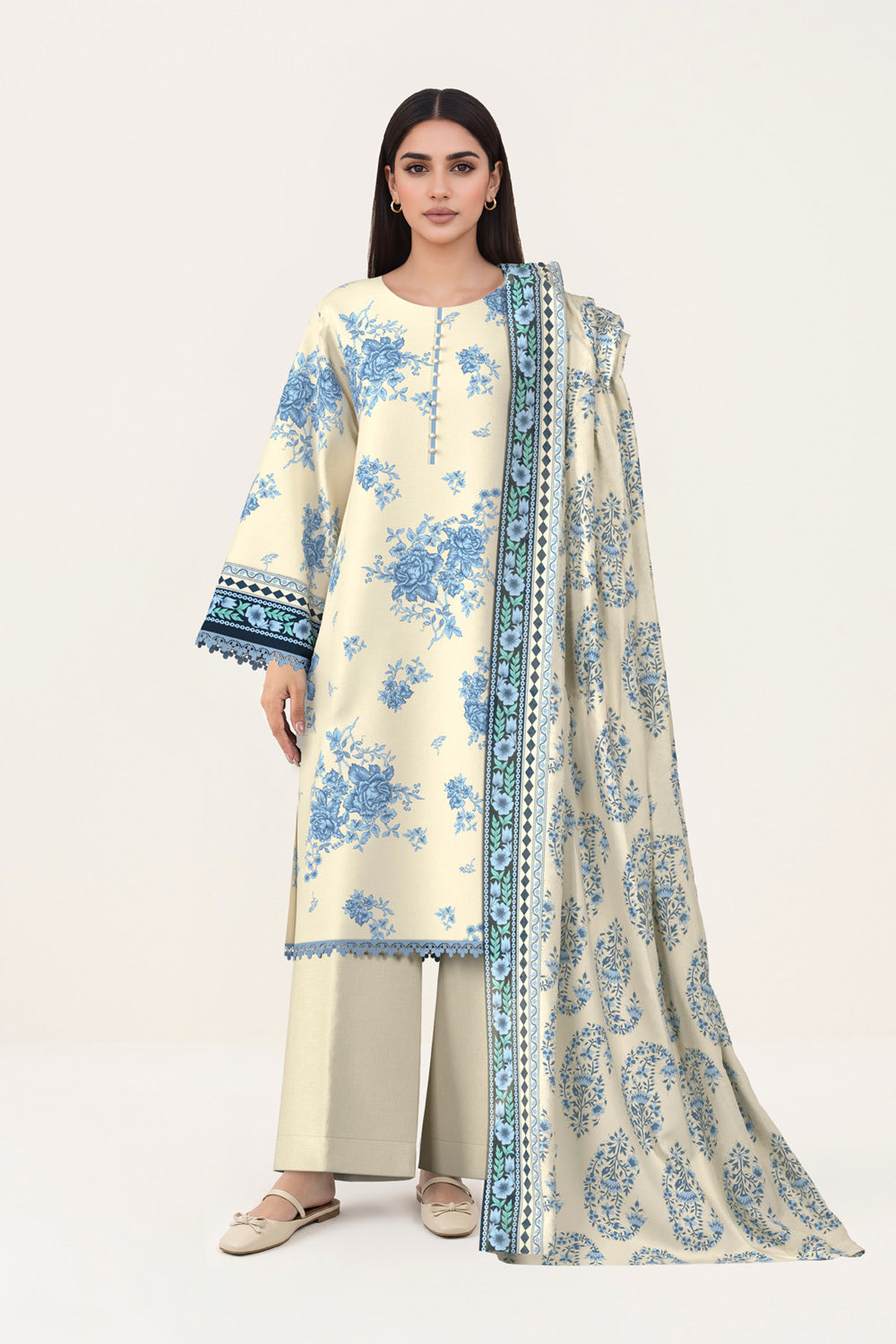 3 Piece Printed Lawn Suit