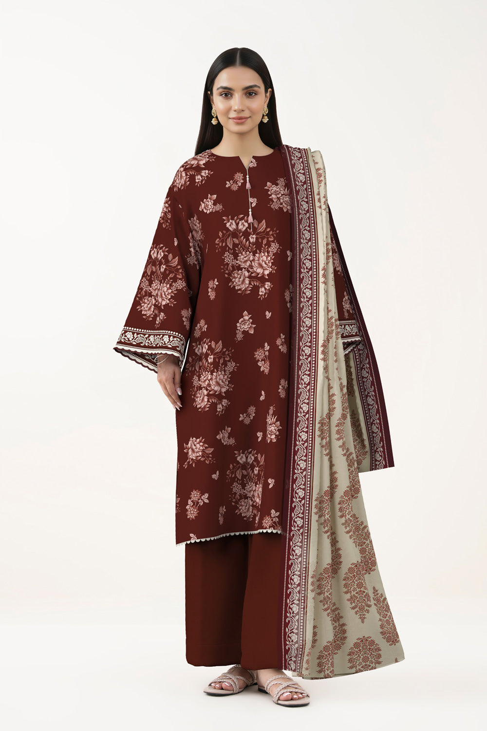 3 Piece Printed Lawn Suit