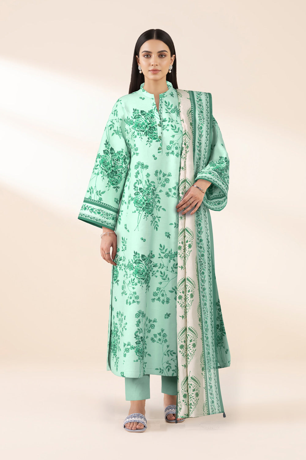 3 Piece Printed Lawn Suit