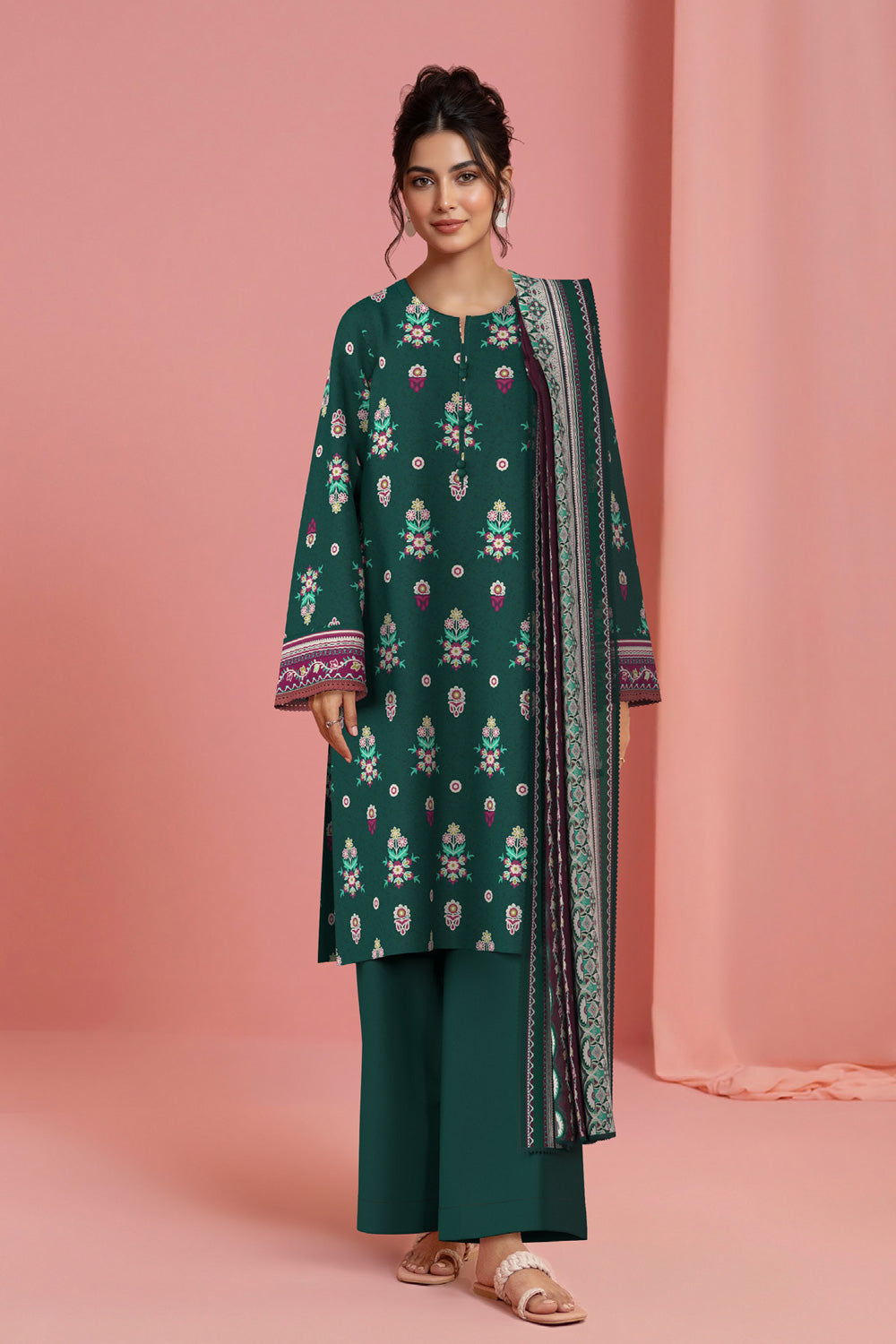 3 Piece Printed Lawn Suit