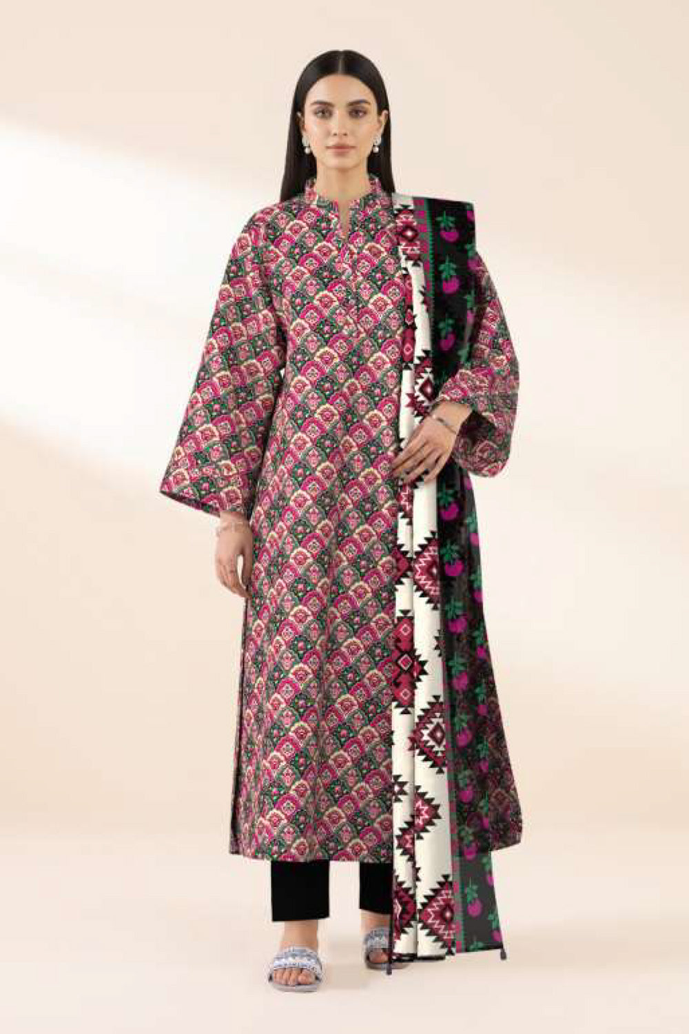3 Piece Printed Lawn Suit