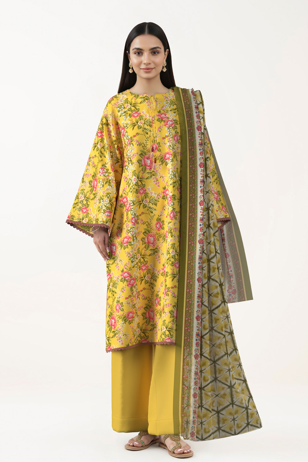 3 Piece Printed Lawn Suit
