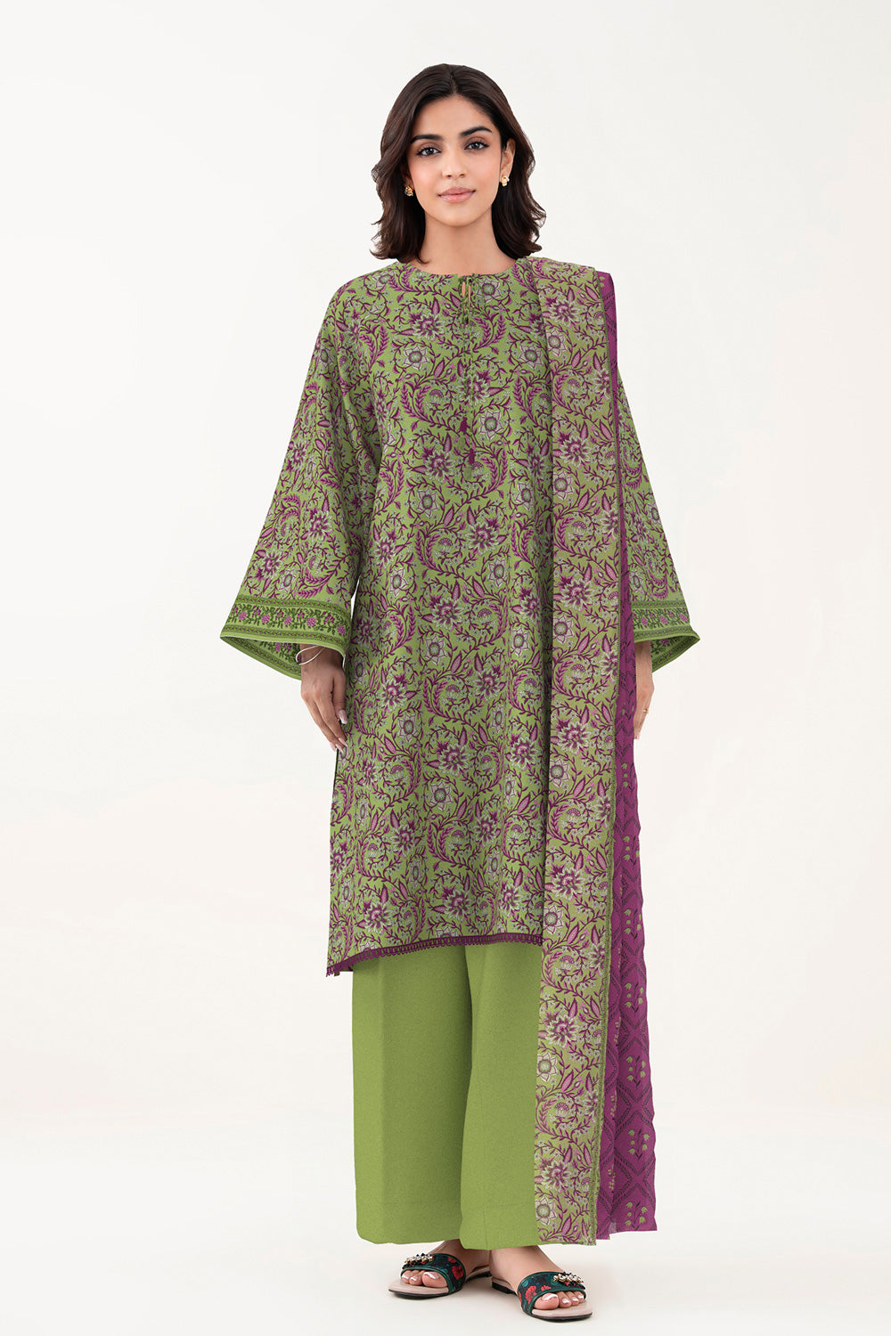 3 Piece Printed Lawn Suit