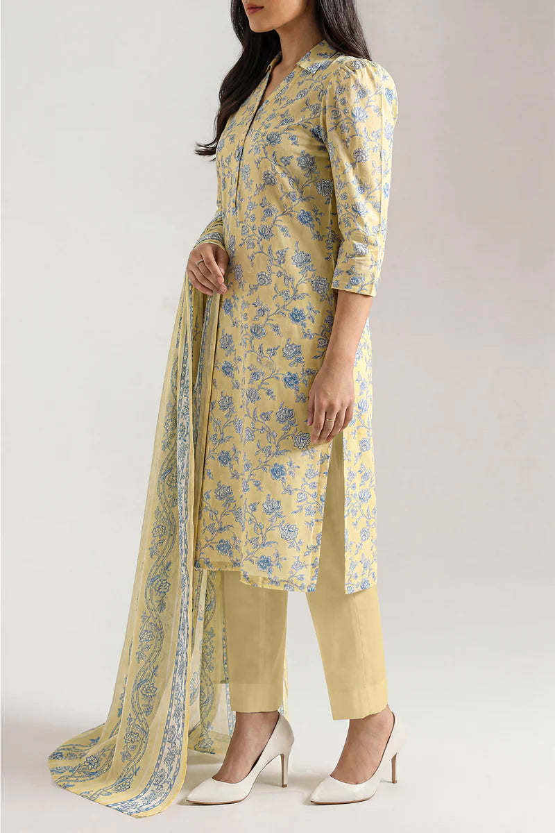 3 Piece Printed Lawn Suit